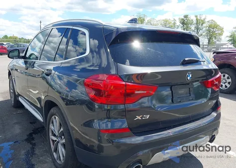2019 BMW X3 xDrive30I z USA, uszkodzony, nr VIN 5UXTR9C53KLP81692